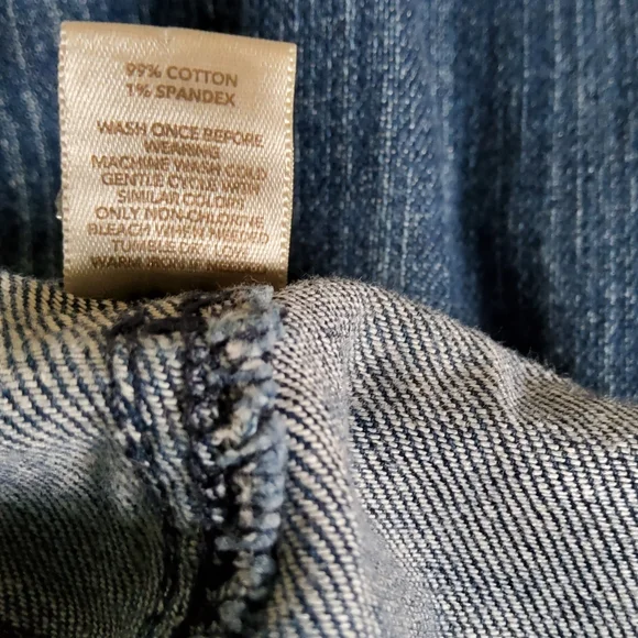 Shorts denim Sz 6  waist 17"  'Original' Loft Ann Taylor - Picture 9 of 12